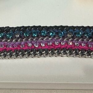 Henri Bendel Multicolor Chain Bracelet